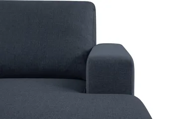 Crazy 3-sits Vändbar L-formad Divansoffa i Tyg - Mörkblå - Möbler - Soffa - Divansoffor & schäslongsoffa