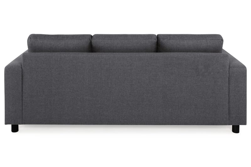 Crazy 3-sits Vändbar L-formad Divansoffa i Tyg - Mörkgrå - Möbler - Soffa - Divansoffor & schäslongsoffa - 3 sits soffa med divan