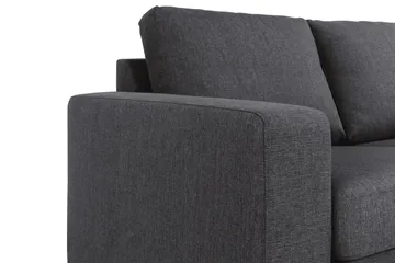 Crazy 3-sits Vändbar L-formad Divansoffa i Tyg - Mörkgrå - Möbler - Soffa - Divansoffor & schäslongsoffa
