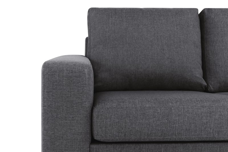 Crazy 3-sits Vändbar L-formad Divansoffa i Tyg - Mörkgrå - Möbler - Soffa - Divansoffor & schäslongsoffa - 3 sits soffa med divan