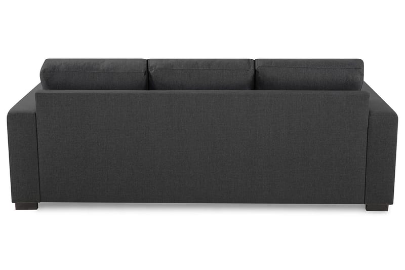 Crazy 3-sits Vändbar L-formad Divansoffa i Tyg - Mörkgrå - Möbler - Soffa - Divansoffor & schäslongsoffa - 3 sits soffa med divan
