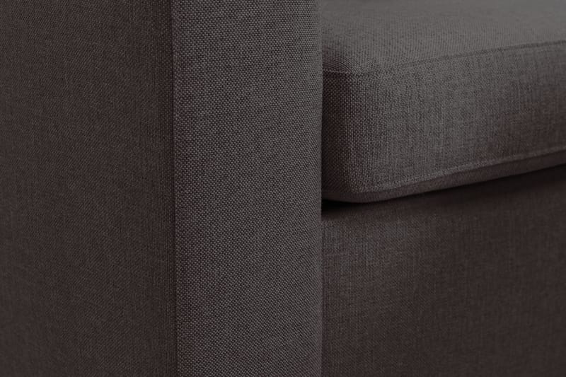 Crazy 3-sits Vändbar L-formad Divansoffa i Tyg - Mörkgrå - Möbler - Soffa - Divansoffor & schäslongsoffa - 3 sits soffa med divan
