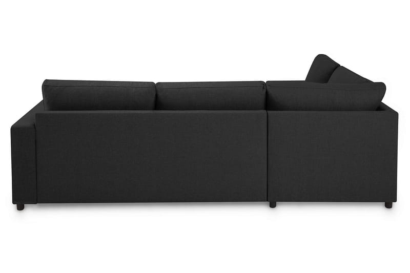 Crazy 3-sits Vänstervänd L-formad Schäslongsoffa i Tyg - Antracit - Möbler - Soffa - Divansoffor & schäslongsoffa