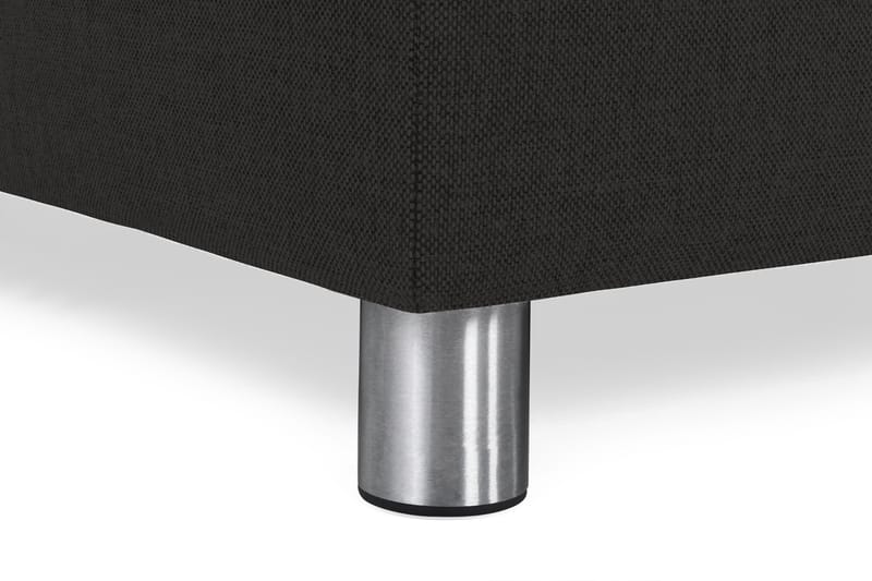 Crazy 3-sits Vänstervänd L-formad Schäslongsoffa i Tyg - Antracit - Möbler - Soffa - Divansoffor & schäslongsoffa - 2 sits soffa med divan