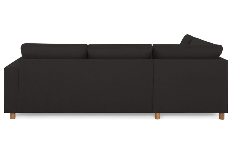 Crazy 3-sits Vänstervänd L-formad Schäslongsoffa i Tyg - Antracit - Möbler - Soffa - Divansoffor & schäslongsoffa