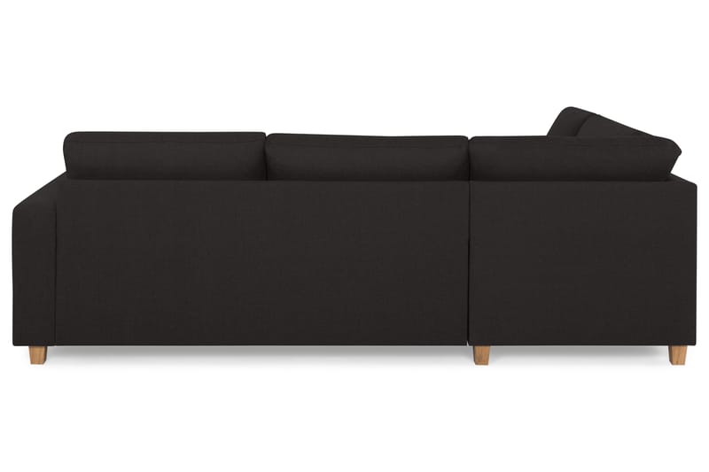 Crazy 3-sits Vänstervänd L-formad Schäslongsoffa i Tyg - Antracit - Möbler - Soffa - Divansoffor & schäslongsoffa