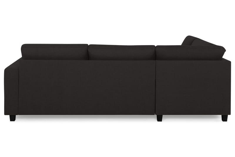 Crazy 3-sits Vänstervänd L-formad Schäslongsoffa i Tyg - Antracit - Möbler - Soffa - Divansoffor & schäslongsoffa