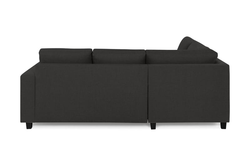 Crazy 3-sits Vänstervänd L-formad Schäslongsoffa i Tyg - Antracit - Möbler - Soffa - Divansoffor & schäslongsoffa