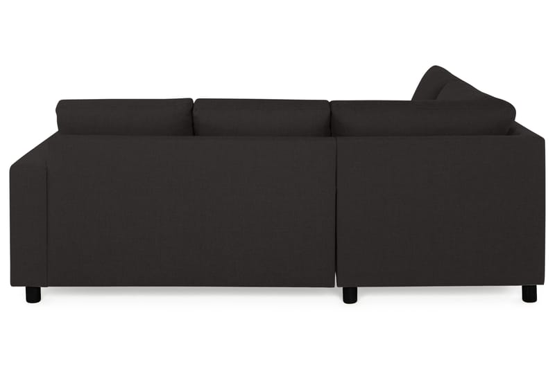 Crazy 3-sits Vänstervänd L-formad Schäslongsoffa i Tyg - Antracit - Möbler - Soffa - Divansoffor & schäslongsoffa