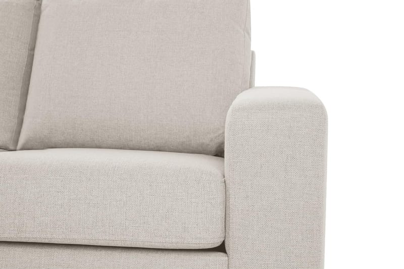Crazy 3-sits Vänstervänd L-formad Schäslongsoffa i Tyg - Beige - Möbler - Soffa - Divansoffor & schäslongsoffa