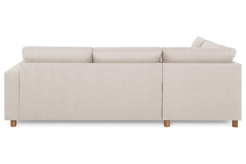 Crazy 3-sits Vänstervänd L-formad Schäslongsoffa i Tyg - Beige - Möbler - Soffa - Divansoffor & schäslongsoffa