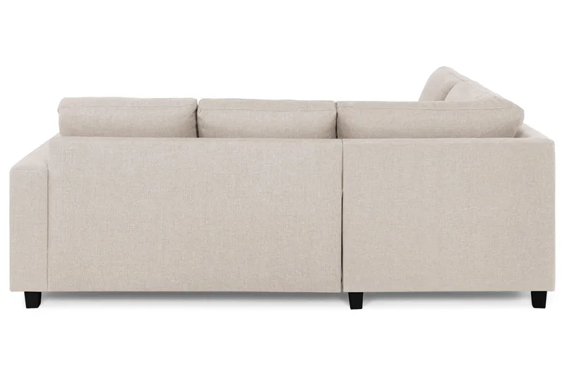 Crazy 3-sits Vänstervänd L-formad Schäslongsoffa i Tyg - Beige - Möbler - Soffa - Divansoffor & schäslongsoffa - 2 sits soffa med divan