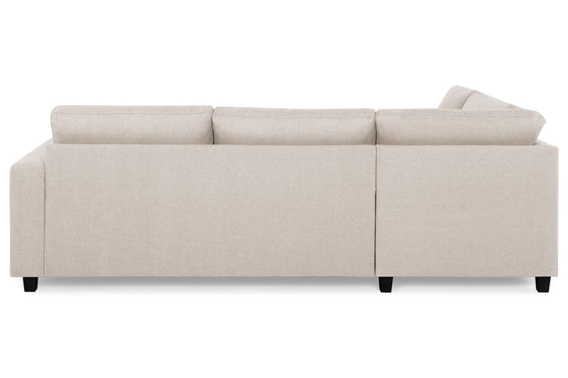 Crazy 3-sits Vänstervänd L-formad Schäslongsoffa i Tyg - Beige - Möbler - Soffa - Divansoffor & schäslongsoffa