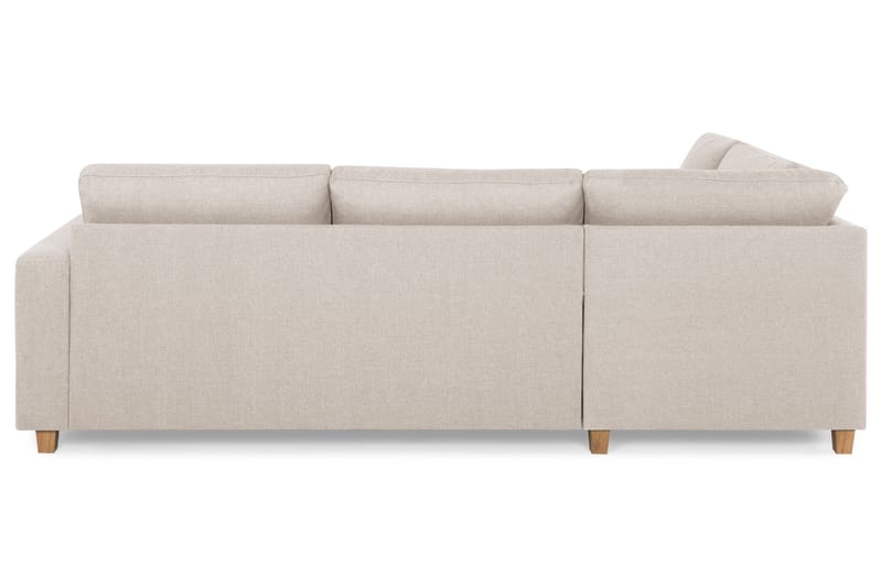 Crazy 3-sits Vänstervänd L-formad Schäslongsoffa i Tyg - Beige - Möbler - Soffa - Divansoffor & schäslongsoffa