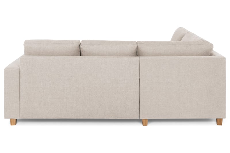 Crazy 3-sits Vänstervänd L-formad Schäslongsoffa i Tyg - Beige - Möbler - Soffa - Divansoffor & schäslongsoffa