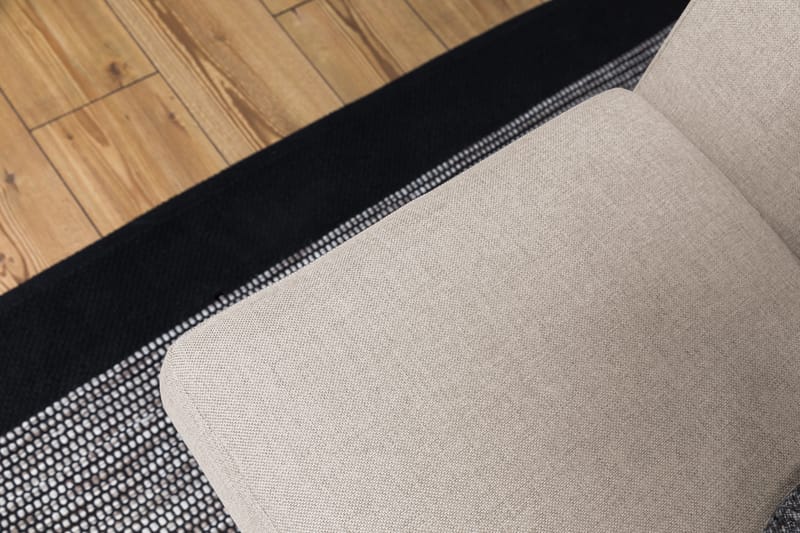 Crazy 3-sits Vänstervänd L-formad Schäslongsoffa i Tyg - Beige - Möbler - Soffa - Divansoffor & schäslongsoffa