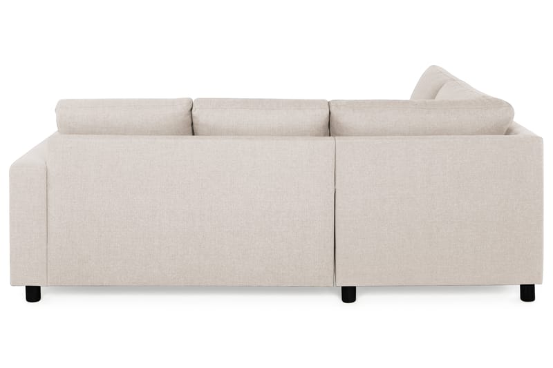 Crazy 3-sits Vänstervänd L-formad Schäslongsoffa i Tyg - Beige - Möbler - Soffa - Divansoffor & schäslongsoffa