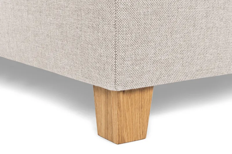 Crazy 3-sits Vänstervänd L-formad Schäslongsoffa i Tyg - Beige - Möbler - Soffa - Divansoffor & schäslongsoffa - 2 sits soffa med divan