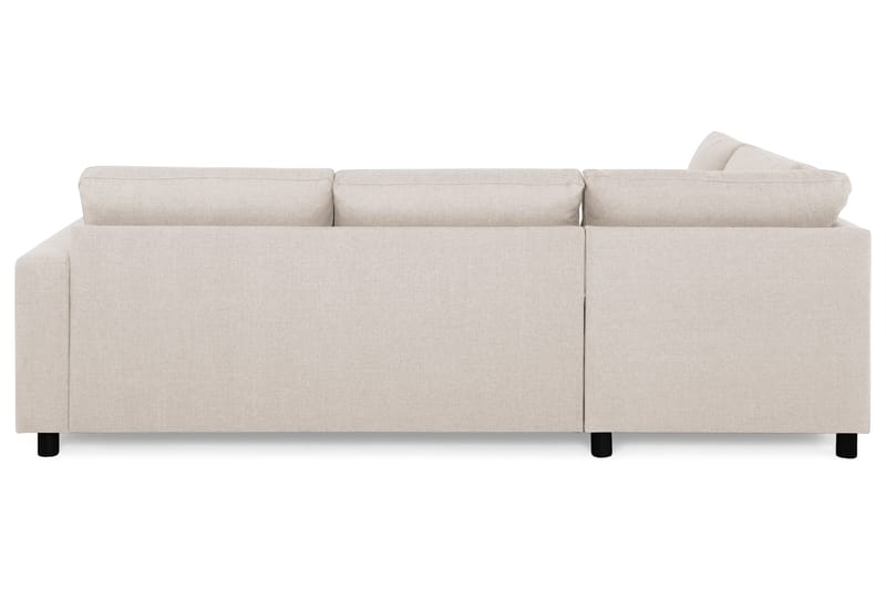 Crazy 3-sits Vänstervänd L-formad Schäslongsoffa i Tyg - Beige - Möbler - Soffa - Divansoffor & schäslongsoffa