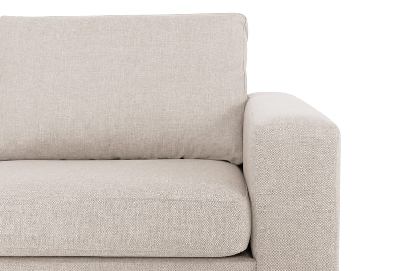 Crazy 3-sits Vänstervänd L-formad Schäslongsoffa i Tyg - Beige - Möbler - Soffa - Divansoffor & schäslongsoffa