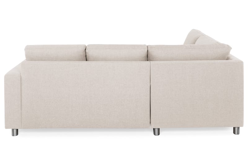 Crazy 3-sits Vänstervänd L-formad Schäslongsoffa i Tyg - Beige - Möbler - Soffa - Divansoffor & schäslongsoffa