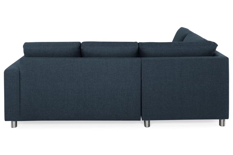 Crazy 3-sits Vänstervänd L-formad Schäslongsoffa i Tyg - Blå - Möbler - Soffa - Divansoffor & schäslongsoffa