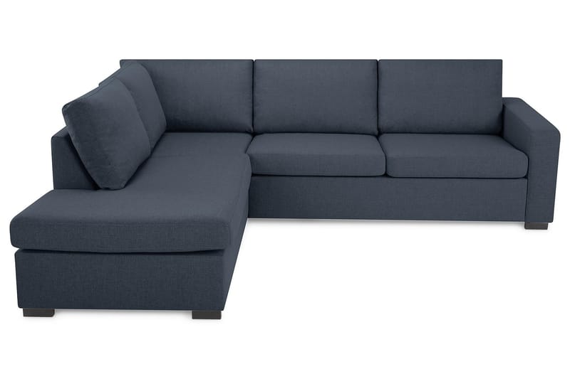 Crazy 3-sits Vänstervänd L-formad Schäslongsoffa i Tyg - Blå - Möbler - Soffa - Divansoffor & schäslongsoffa