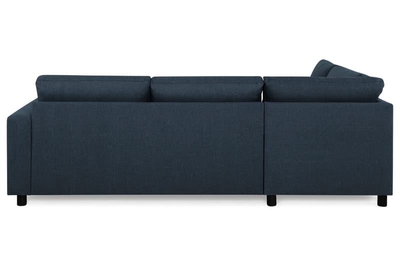 Crazy 3-sits Vänstervänd L-formad Schäslongsoffa i Tyg - Blå - Möbler - Soffa - Divansoffor & schäslongsoffa