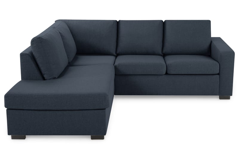 Crazy 3-sits Vänstervänd L-formad Schäslongsoffa i Tyg - Blå - Möbler - Soffa - Divansoffor & schäslongsoffa