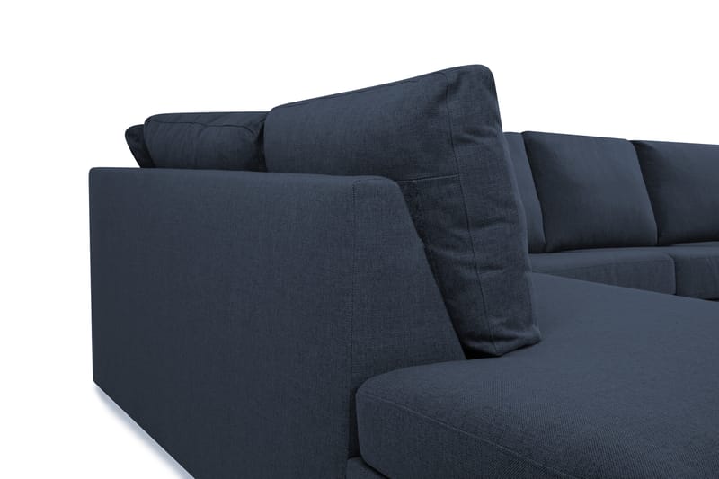 Crazy 3-sits Vänstervänd L-formad Schäslongsoffa i Tyg - Blå - Möbler - Soffa - Divansoffor & schäslongsoffa