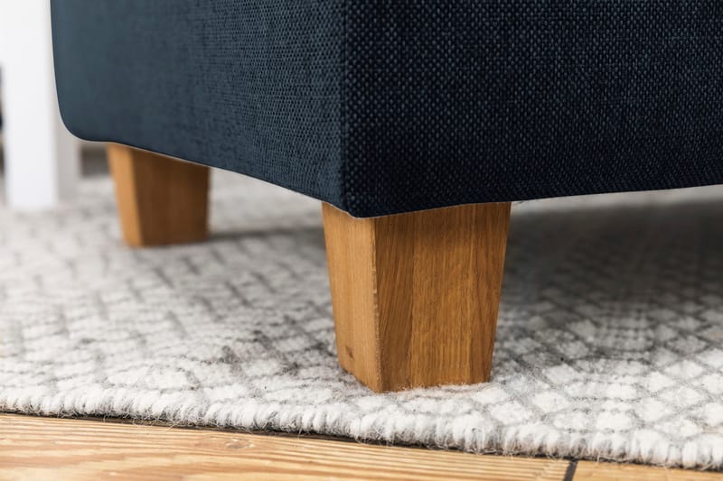 Crazy 3-sits Vänstervänd L-formad Schäslongsoffa i Tyg - Blå - Möbler - Soffa - Divansoffor & schäslongsoffa - 2 sits soffa med divan