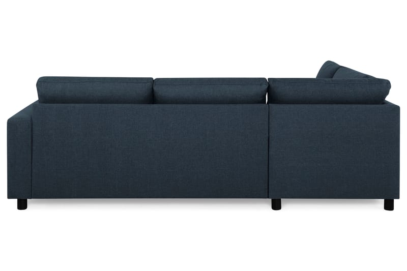 Crazy 3-sits Vänstervänd L-formad Schäslongsoffa i Tyg - Blå - Möbler - Soffa - Divansoffor & schäslongsoffa