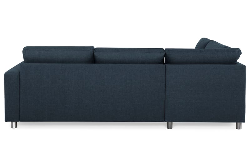 Crazy 3-sits Vänstervänd L-formad Schäslongsoffa i Tyg - Blå - Möbler - Soffa - Divansoffor & schäslongsoffa