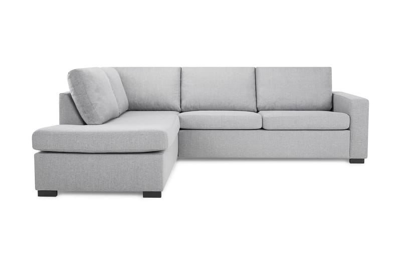 Crazy 3-sits Vänstervänd L-formad Schäslongsoffa i Tyg - Grå - Möbler - Soffa - Divansoffor & schäslongsoffa