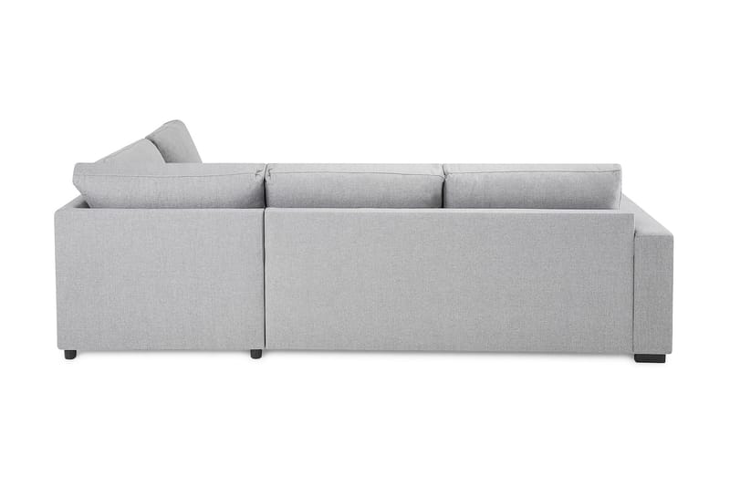 Crazy 3-sits Vänstervänd L-formad Schäslongsoffa i Tyg - Grå - Möbler - Soffa - Divansoffor & schäslongsoffa