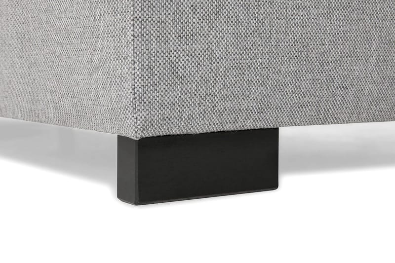 Crazy 3-sits Vänstervänd L-formad Schäslongsoffa i Tyg - Grå - Möbler - Soffa - Divansoffor & schäslongsoffa - 2 sits soffa med divan