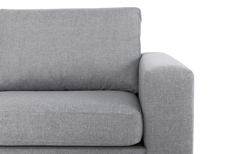 Crazy 3-sits Vänstervänd L-formad Schäslongsoffa i Tyg - Grå - Möbler - Soffa - Divansoffor & schäslongsoffa