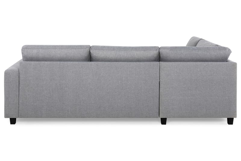 Crazy 3-sits Vänstervänd L-formad Schäslongsoffa i Tyg - Grå - Möbler - Soffa - Divansoffor & schäslongsoffa