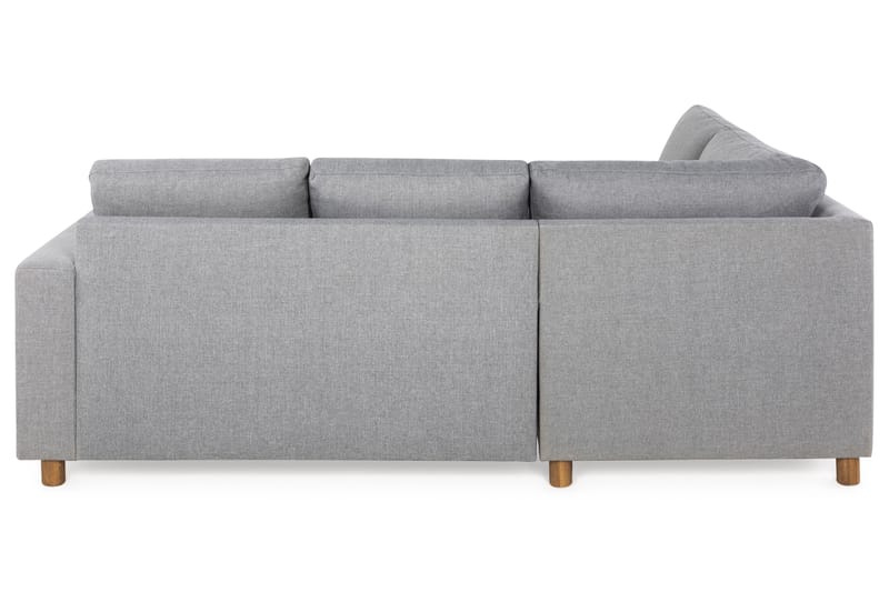 Crazy 3-sits Vänstervänd L-formad Schäslongsoffa i Tyg - Grå - Möbler - Soffa - Divansoffor & schäslongsoffa