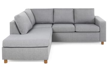 Crazy 3-sits Vänstervänd L-formad Schäslongsoffa i Tyg