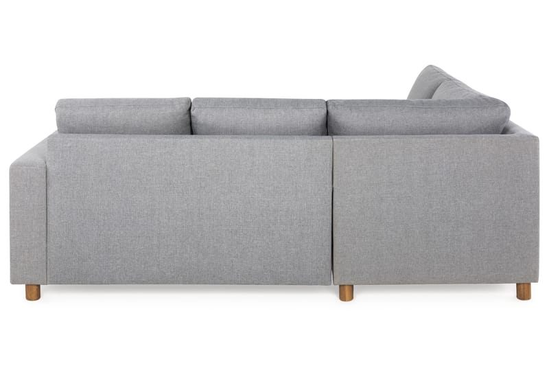 Crazy 3-sits Vänstervänd L-formad Schäslongsoffa i Tyg - Grå - Möbler - Soffa - Divansoffor & schäslongsoffa - 2 sits soffa med divan