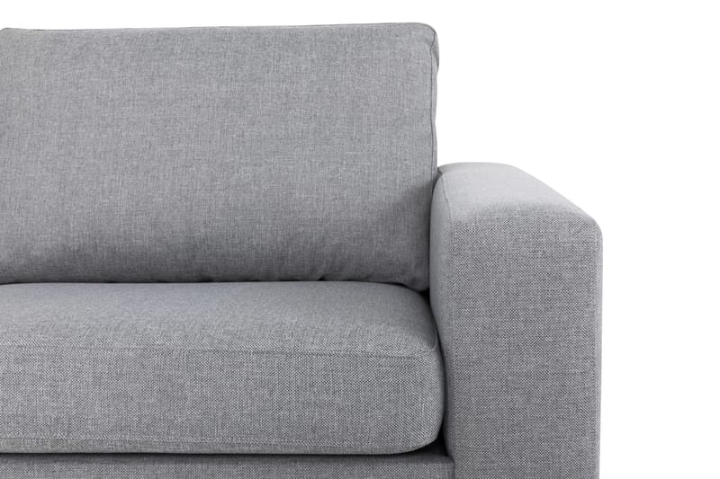 Crazy 3-sits Vänstervänd L-formad Schäslongsoffa i Tyg - Grå - Möbler - Soffa - Divansoffor & schäslongsoffa - 3 sits soffa med divan