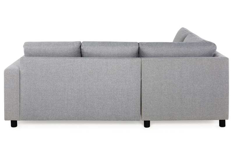 Crazy 3-sits Vänstervänd L-formad Schäslongsoffa i Tyg - Grå - Möbler - Soffa - Divansoffor & schäslongsoffa