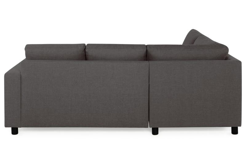 Crazy 3-sits Vänstervänd L-formad Schäslongsoffa i Tyg - Mörkgrå - Möbler - Soffa - Divansoffor & schäslongsoffa