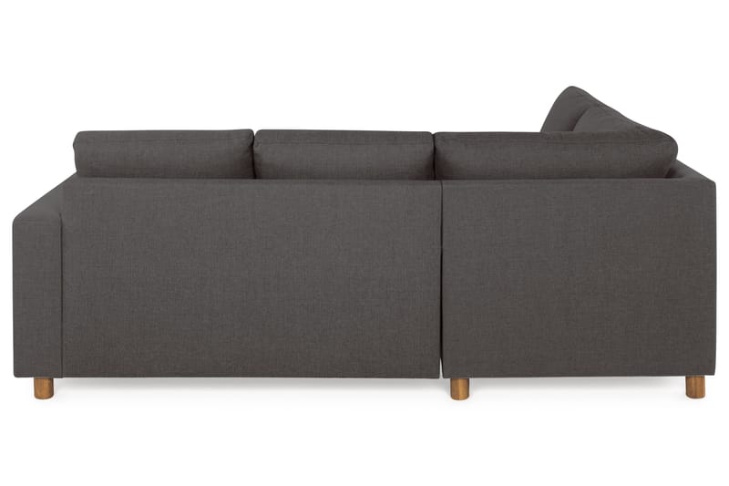 Crazy 3-sits Vänstervänd L-formad Schäslongsoffa i Tyg - Mörkgrå - Möbler - Soffa - Divansoffor & schäslongsoffa