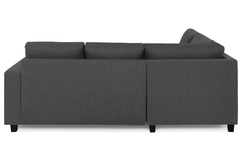 Crazy 3-sits Vänstervänd L-formad Schäslongsoffa i Tyg - Mörkgrå - Möbler - Soffa - Divansoffor & schäslongsoffa
