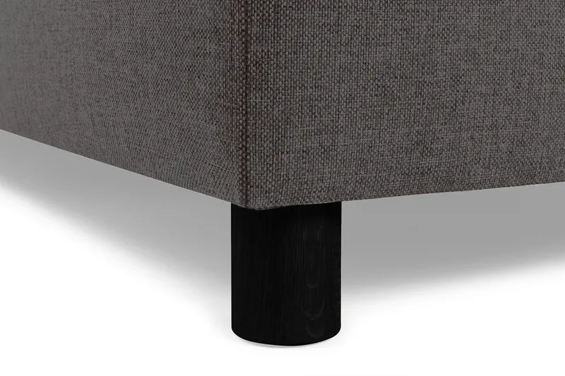 Crazy 3-sits Vänstervänd L-formad Schäslongsoffa i Tyg - Mörkgrå - Möbler - Soffa - Divansoffor & schäslongsoffa - 2 sits soffa med divan