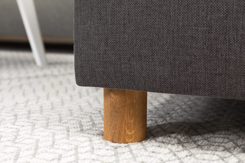 Crazy 3-sits Vänstervänd L-formad Schäslongsoffa i Tyg - Mörkgrå - Möbler - Soffa - Divansoffor & schäslongsoffa - 2 sits soffa med divan