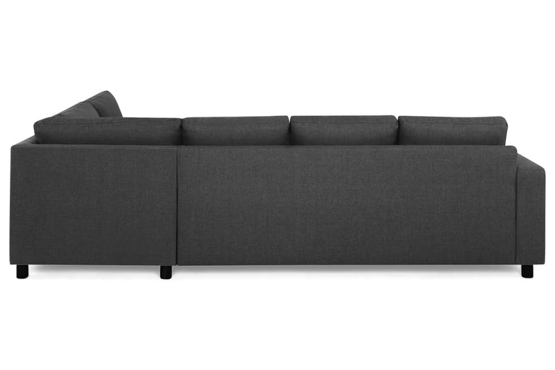 Crazy 4-sits Högervänd L-formad Schäslongsoffa i Tyg - Antracit - Möbler - Soffa - Divansoffor & schäslongsoffa