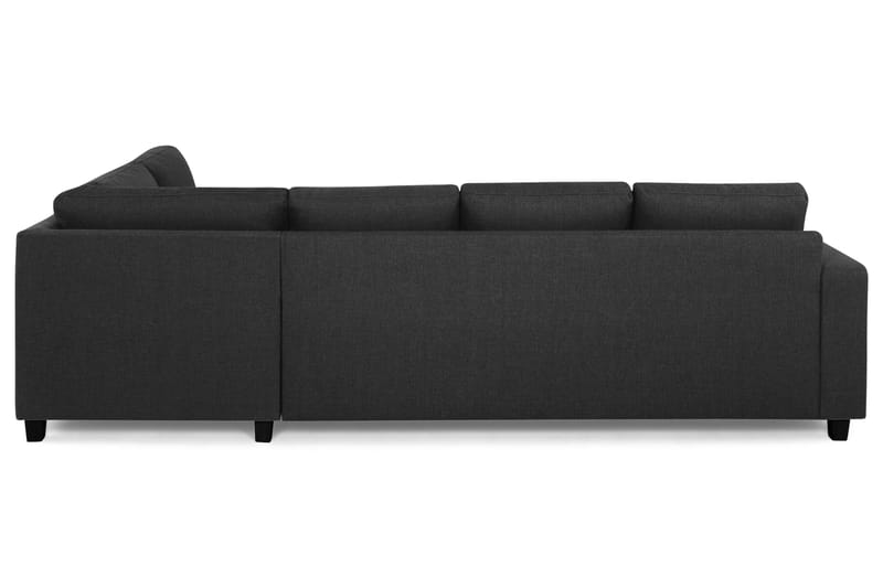 Crazy 4-sits Högervänd L-formad Schäslongsoffa i Tyg - Antracit - Möbler - Soffa - Divansoffor & schäslongsoffa